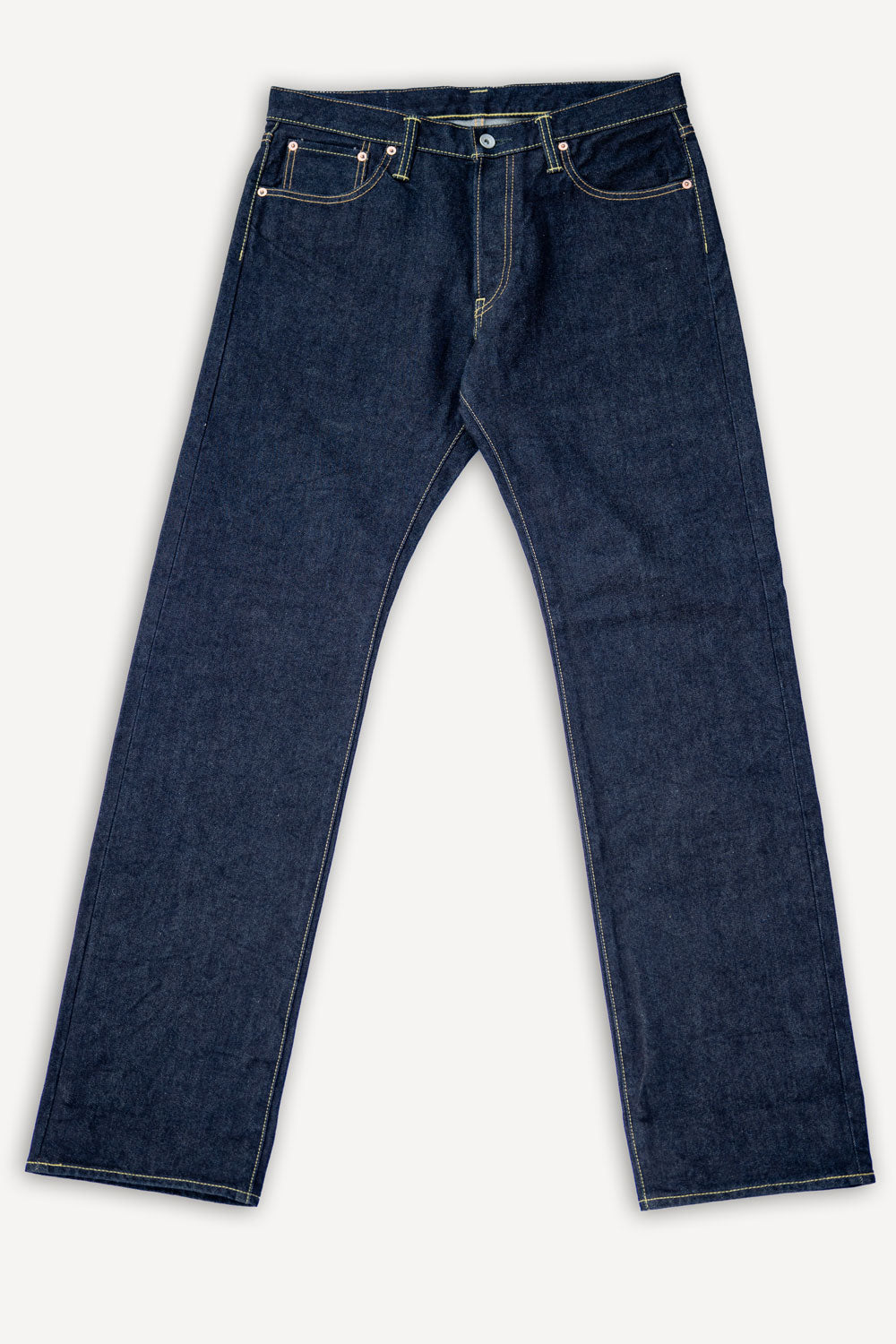 14oz Selvedge Denim Straight Cut Jeans IH-634S-142