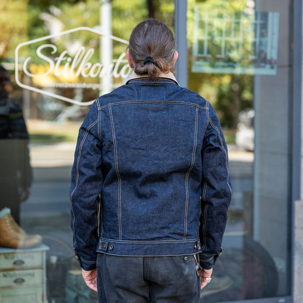 18oz Selvedge Denim Storm Rider Jacket IH-101J Indigo
