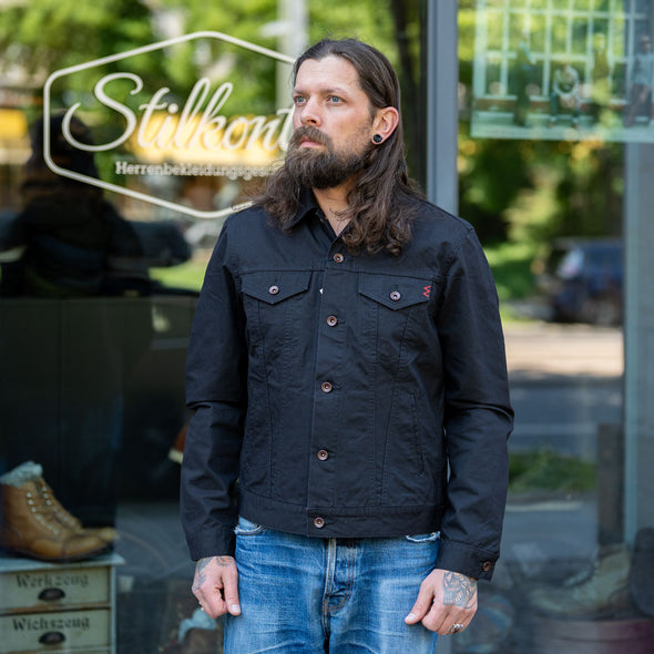 9oz. Canvas Type III Jacket IHJ-147 Black