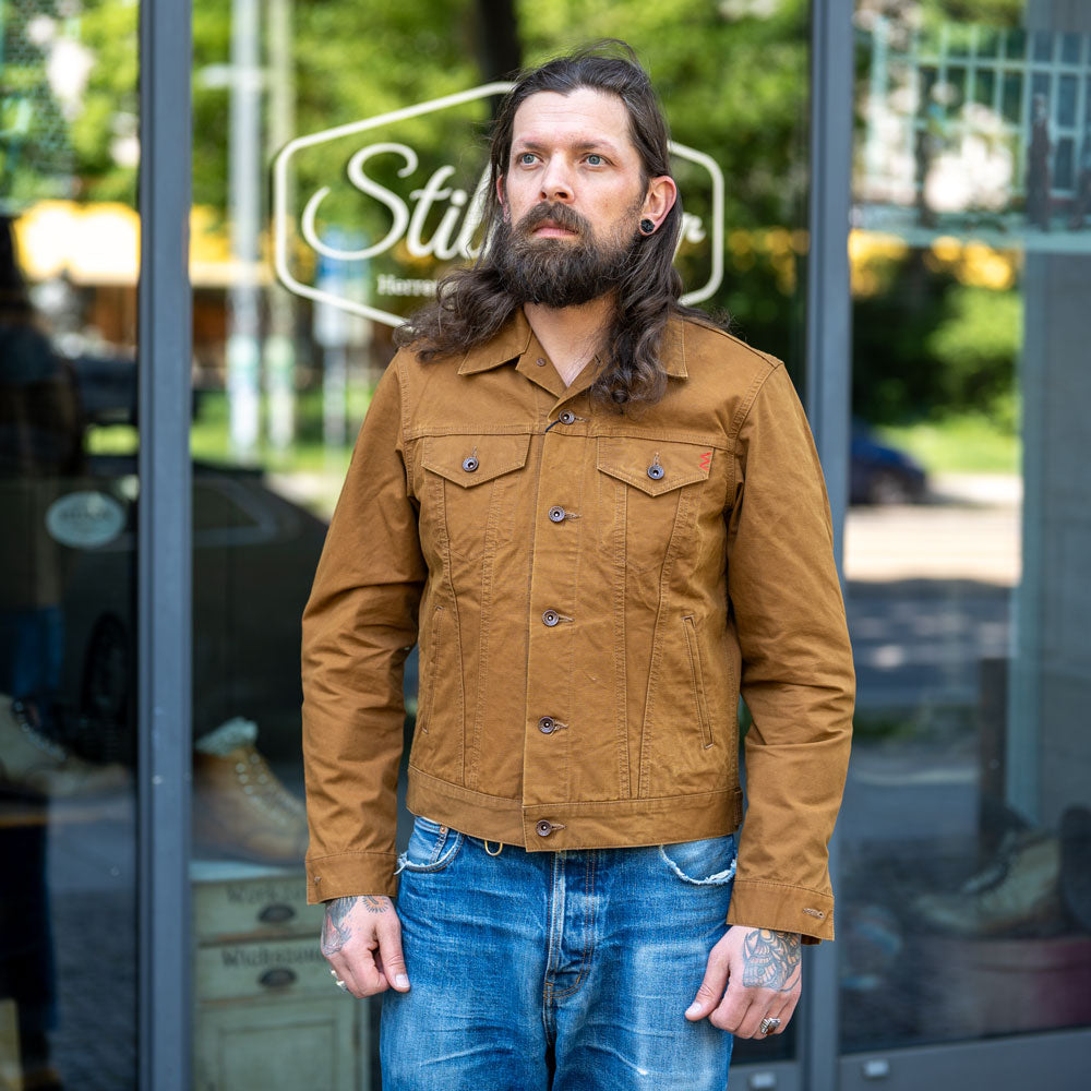 9oz. Canvas Type III Jacket IHJ-147 Brown