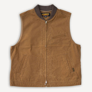9oz. Canvas Work Vest IHV-49 Brown