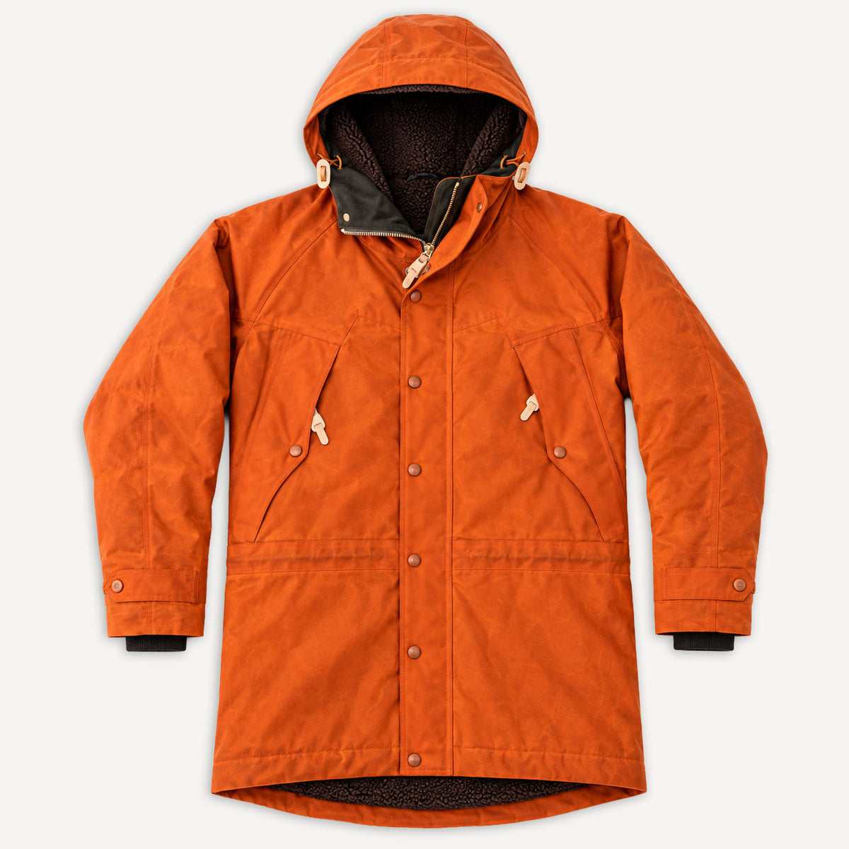 Long Mountain Jacket Waxed Orange