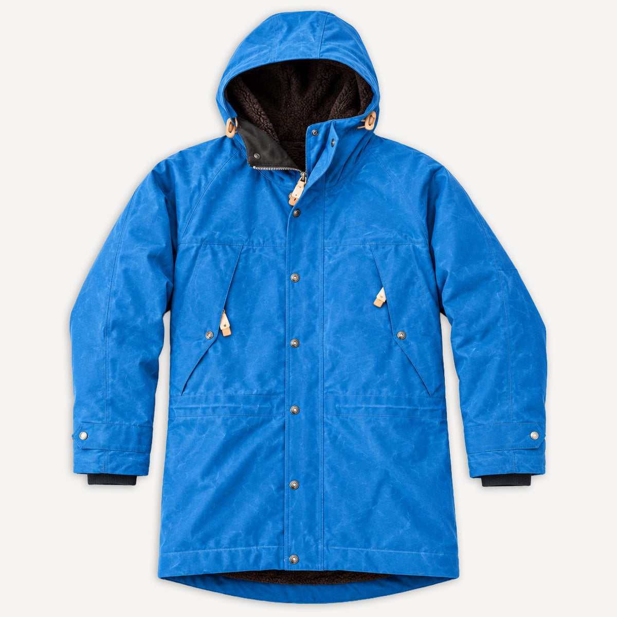 Long Mountain Jacket Waxed Mid Blue