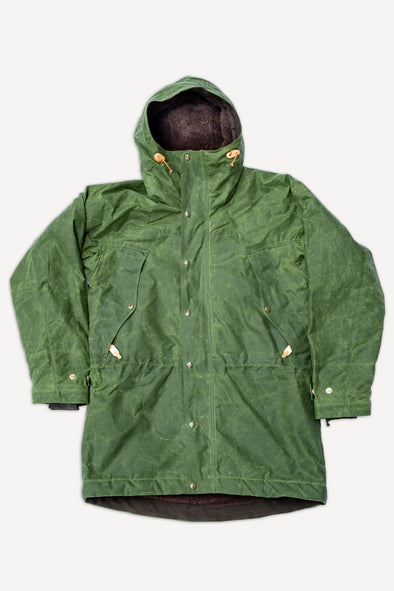 Long Mountain Jacket Waxed Green