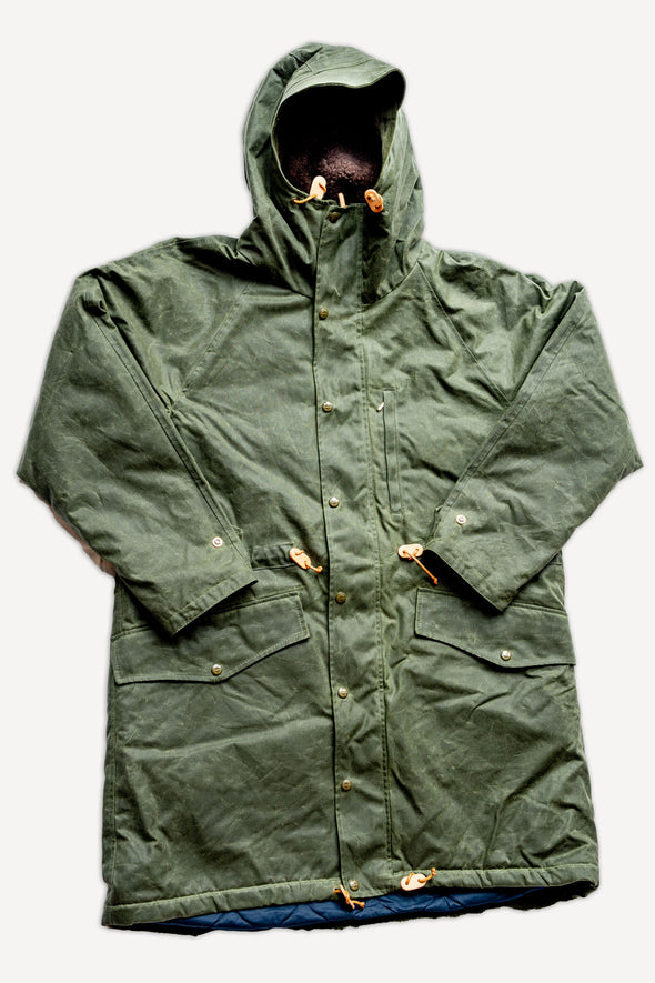 Mountain Parka Waxed Dark Green