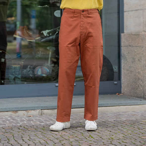 Chino Bio-Baumwolle Twill 300g Relaxed Fit Chestnut CHINO01