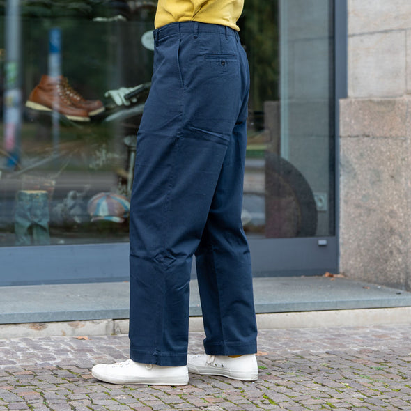Chino Bio-Baumwolle Twill 300g Relaxed Fit Dark Navy CHINO01