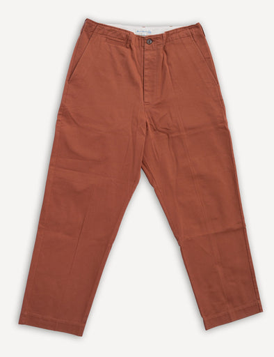 Chino Bio-Baumwolle Twill 300g Relaxed Fit Chestnut CHINO01
