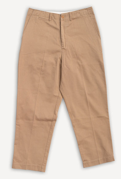 Chino Bio-Baumwolle Twill 300g Relaxed Fit Khaki CHINO01