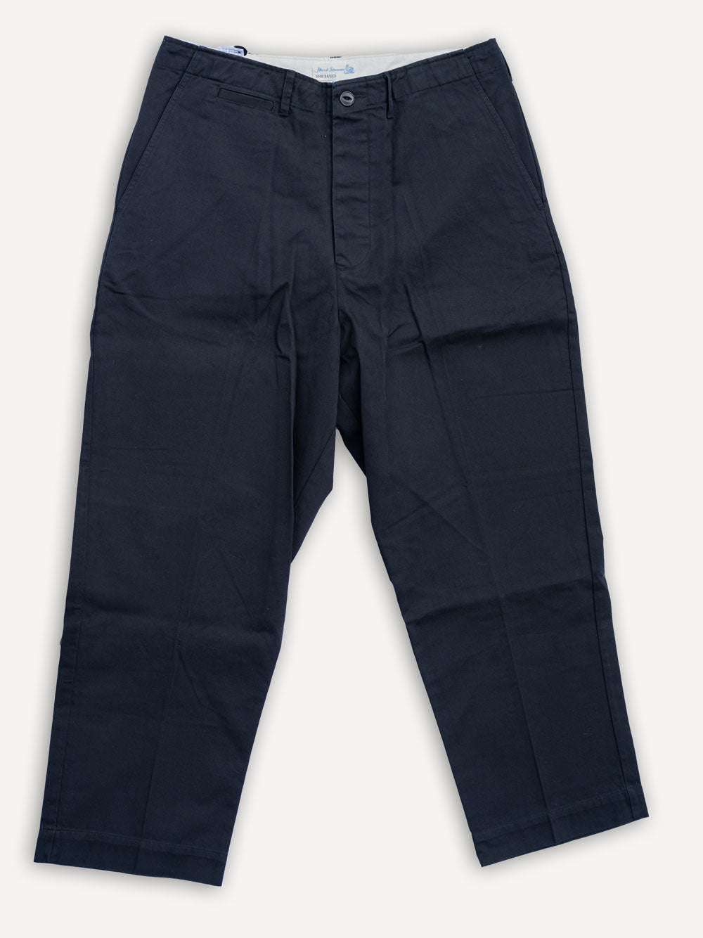 Chino Bio-Baumwolle Twill 300g Relaxed Fit Deep Black CHINO01