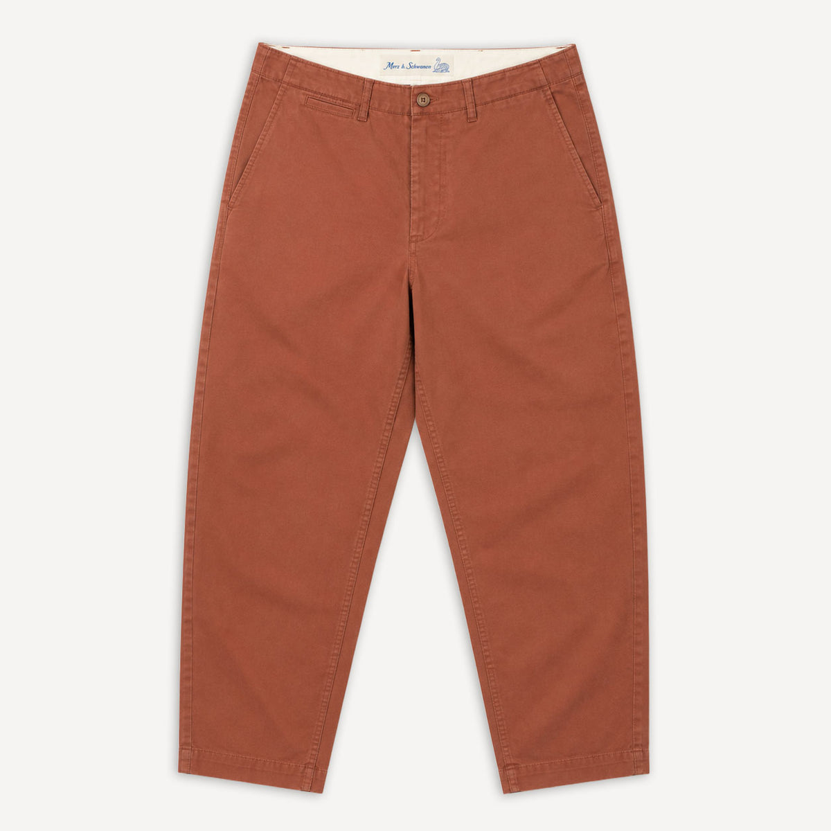 Chino Bio-Baumwolle Twill 300g Relaxed Fit Chestnut CHINO01