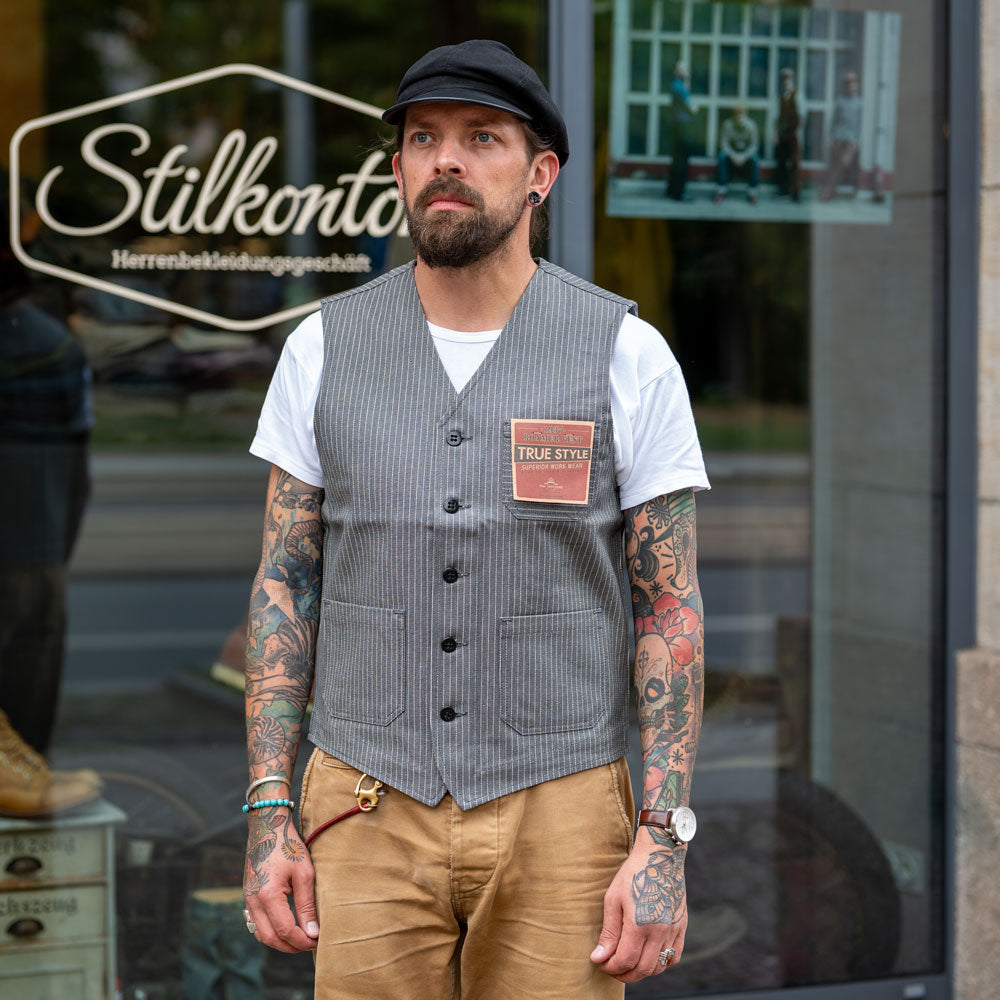 1937 Roamer Vest Grey Wabash