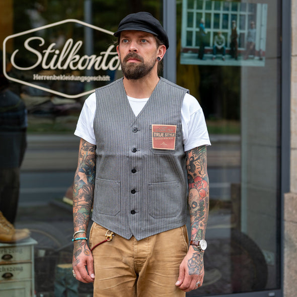 1937 Roamer Vest Grey Wabash