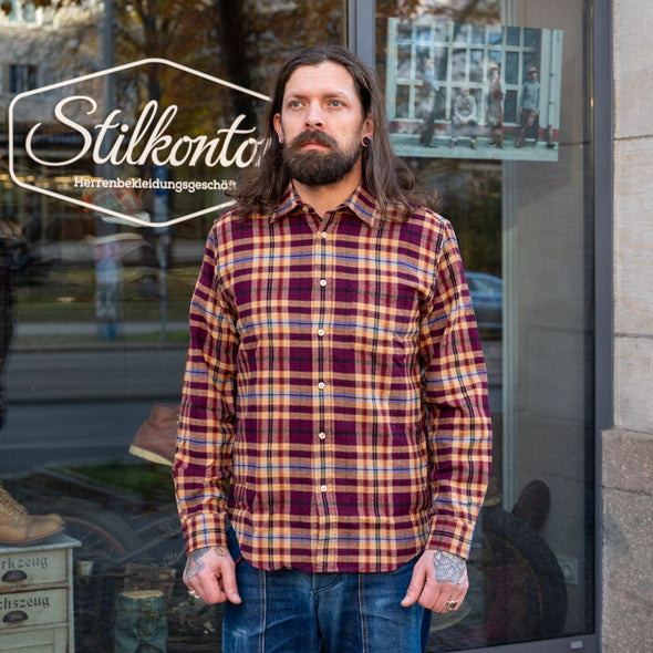 Flannelshirt Ruiva Bordeaux