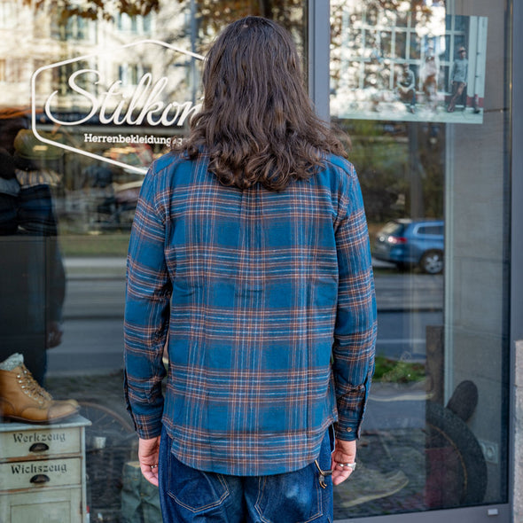 Flannelshirt Bossa Blue