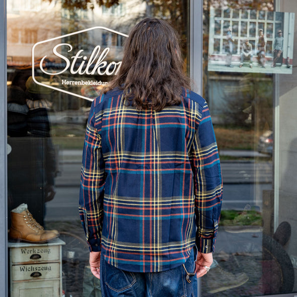 Flannelshirt Fontana Blue