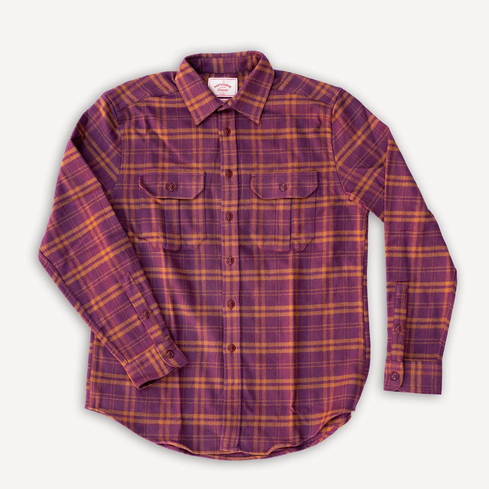 Flannelshirt Stringer Bordeaux