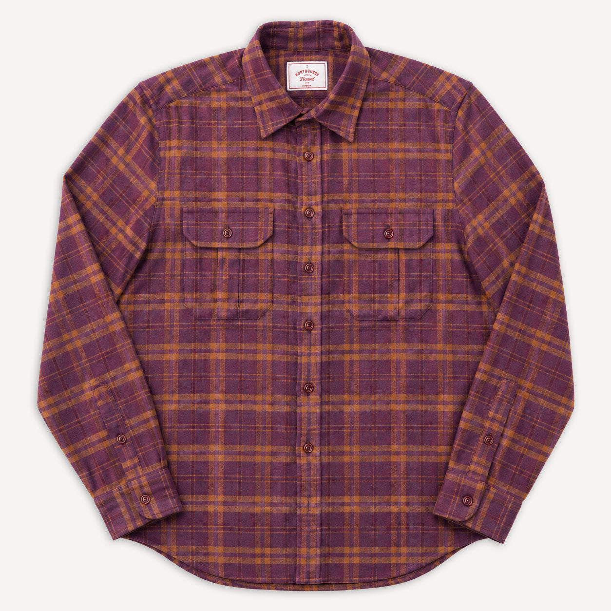 Flannelshirt Stringer Bordeaux