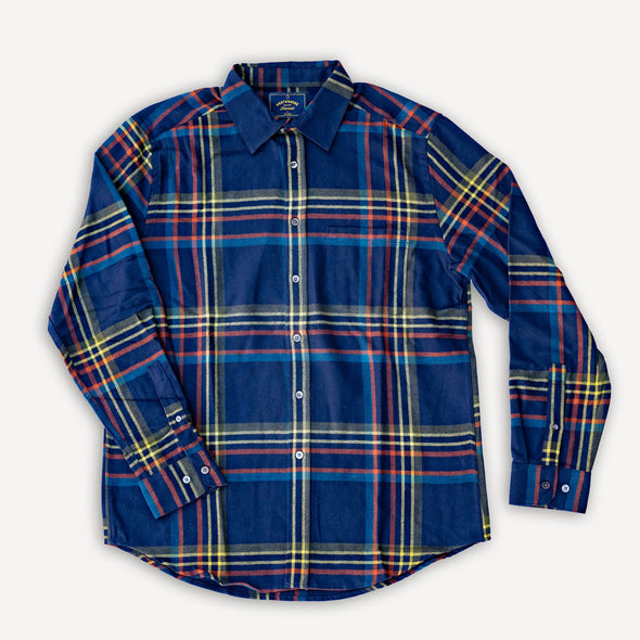Flannelshirt Fontana Blue