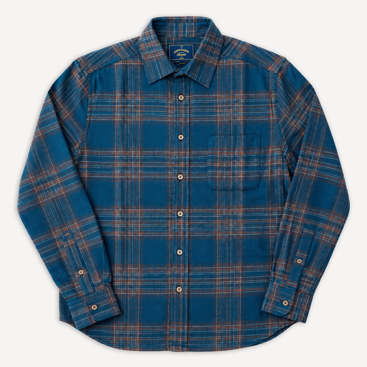 Flannelshirt Bossa Blue