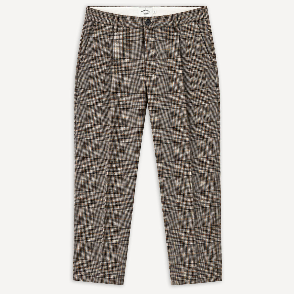Single Pleat Trousers Prince of Wales Alton