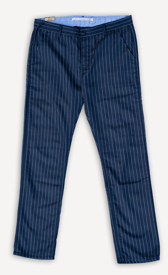 Wool Pants 101 Blue Striped