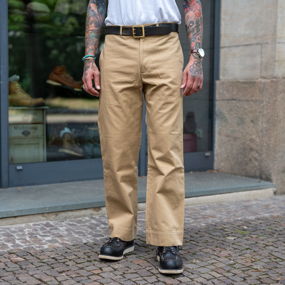 Cotton Pants 122 Beige