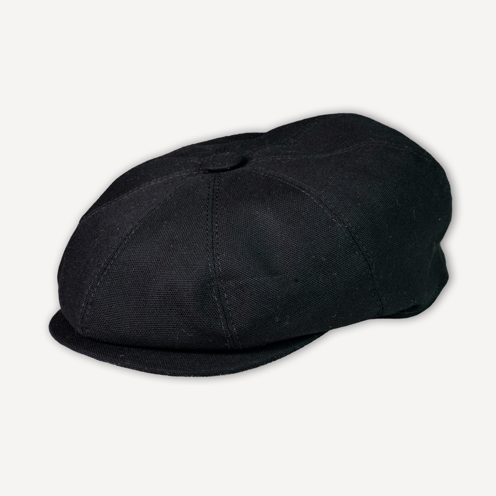 Schiebermütze Canvas Black