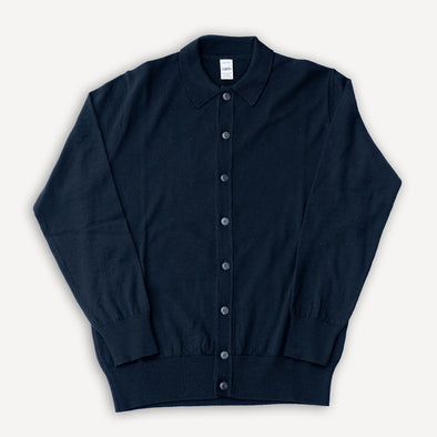 Open Polo Longsleeve Black