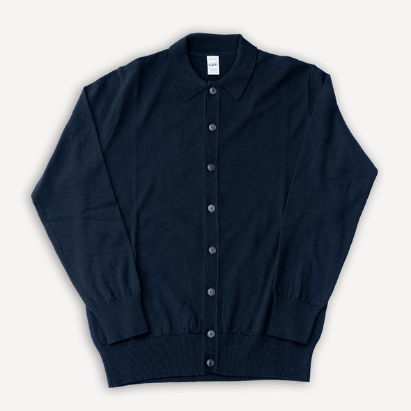 Open Polo Longsleeve Black