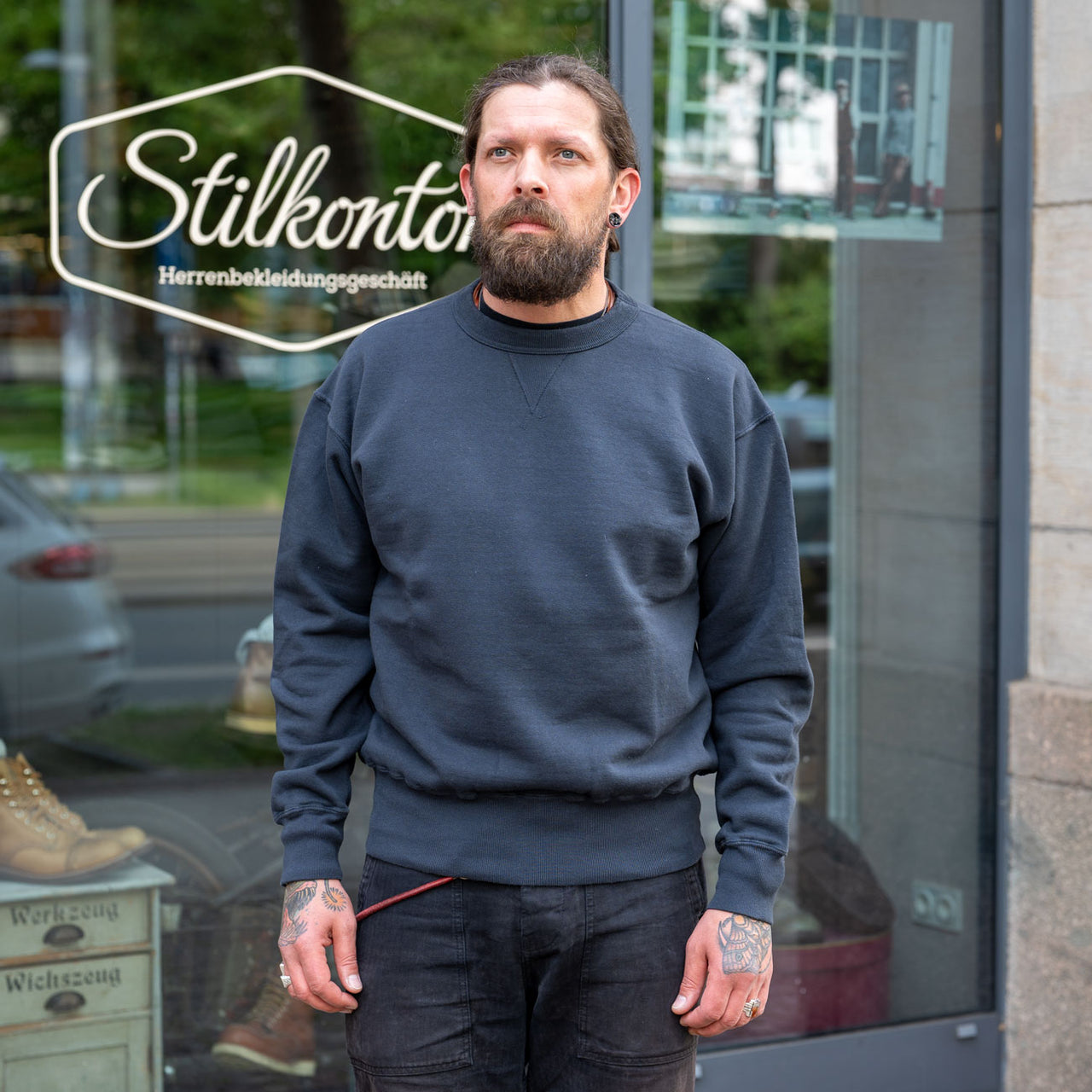 Sweatshirt Laniakea Blue Graphite