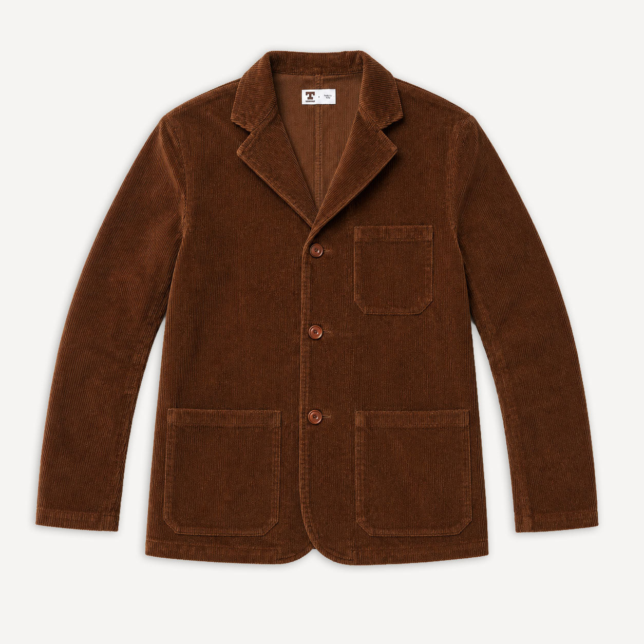 Work Blazer Kindermann Cord Brown