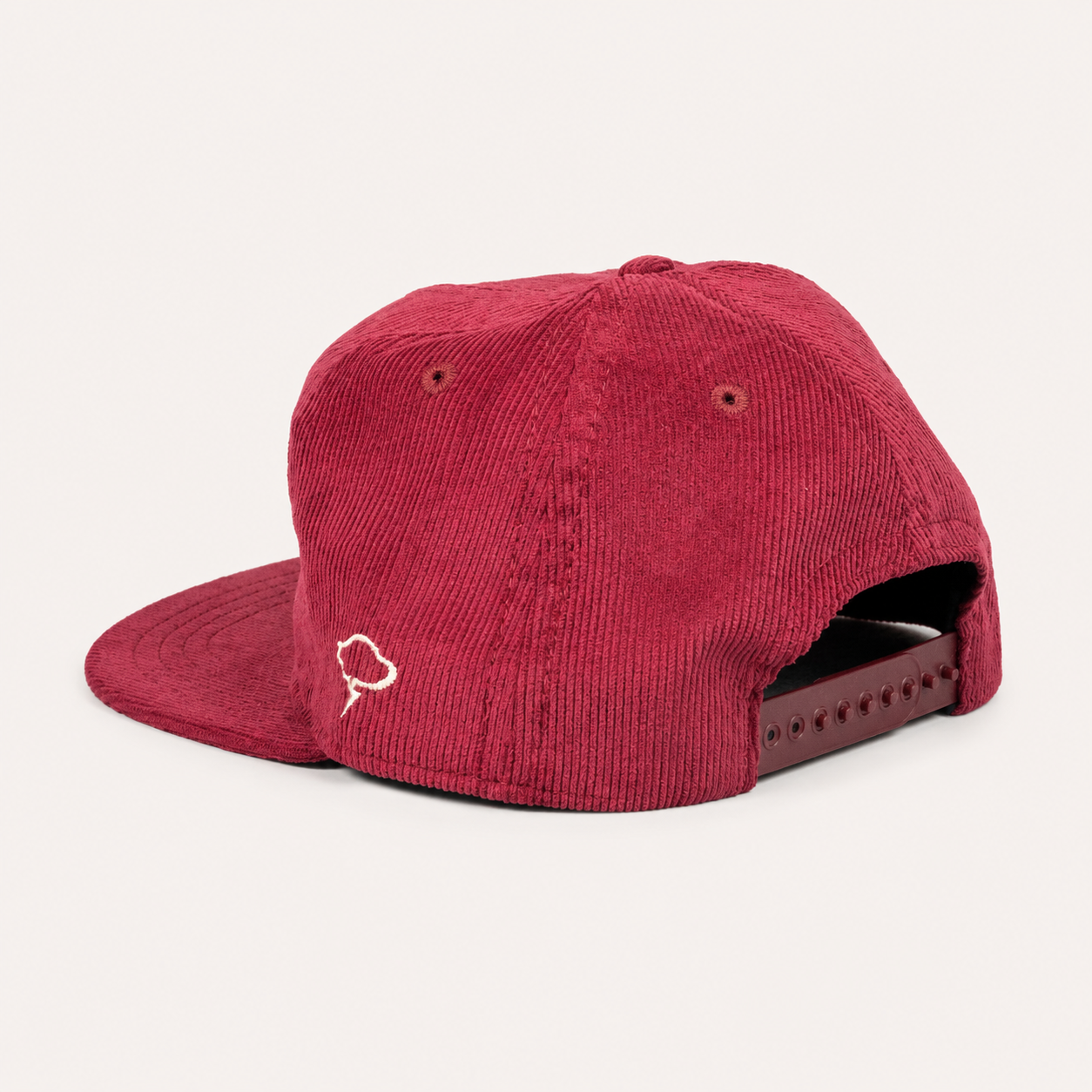 Snapback Cap The Skull Cord Merlot