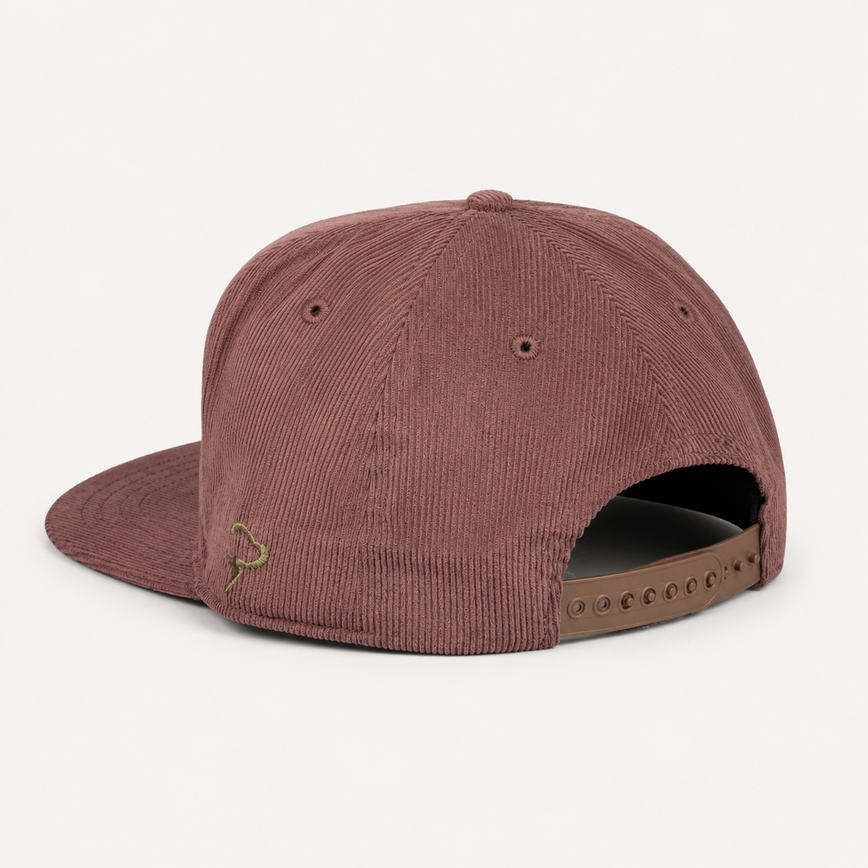 Snapback Cap Cheetah Cord Brown