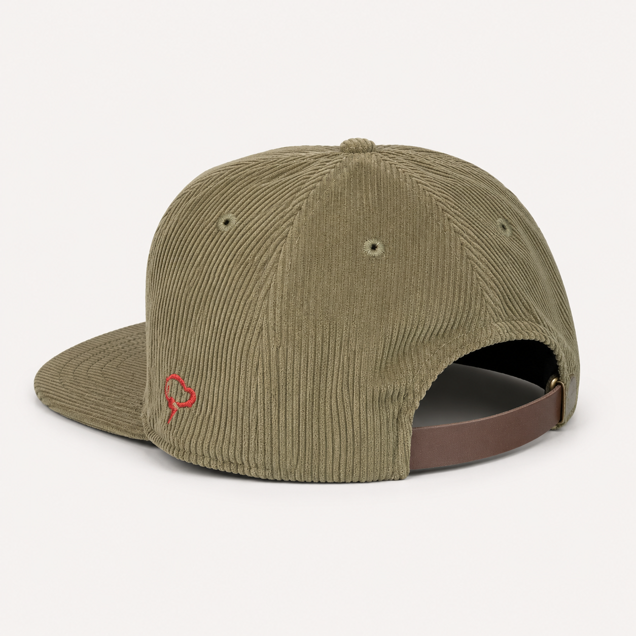 Snapback Cap Cheetah Cord Green