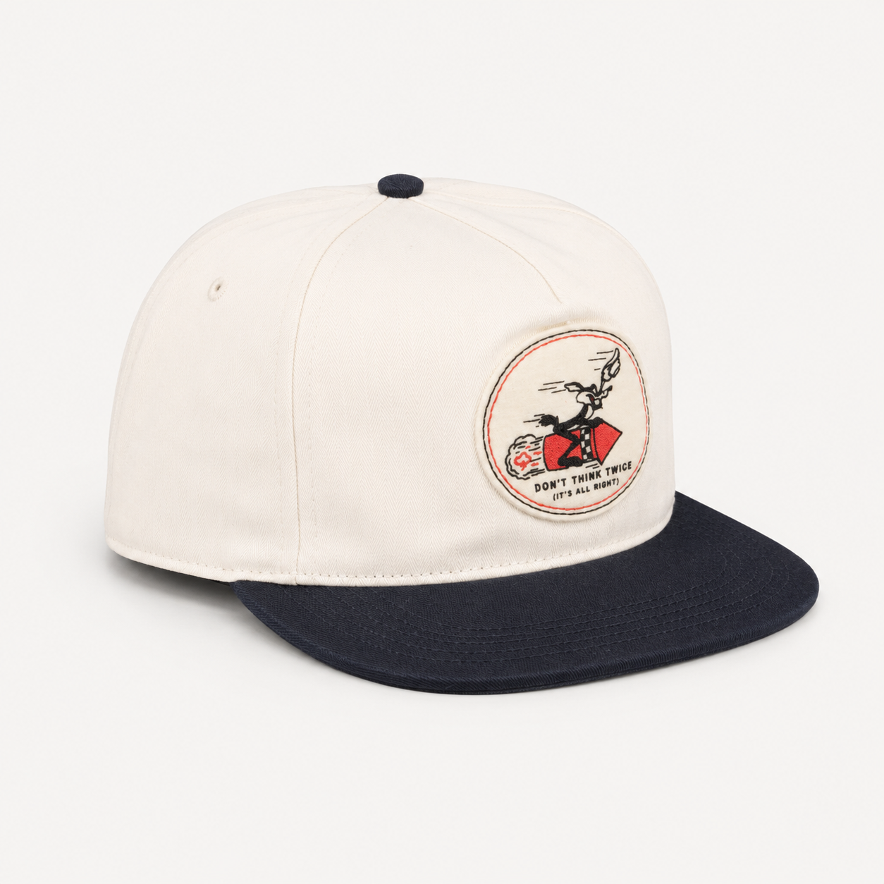 Snapback Cap Don´t Think Twice Offwhite