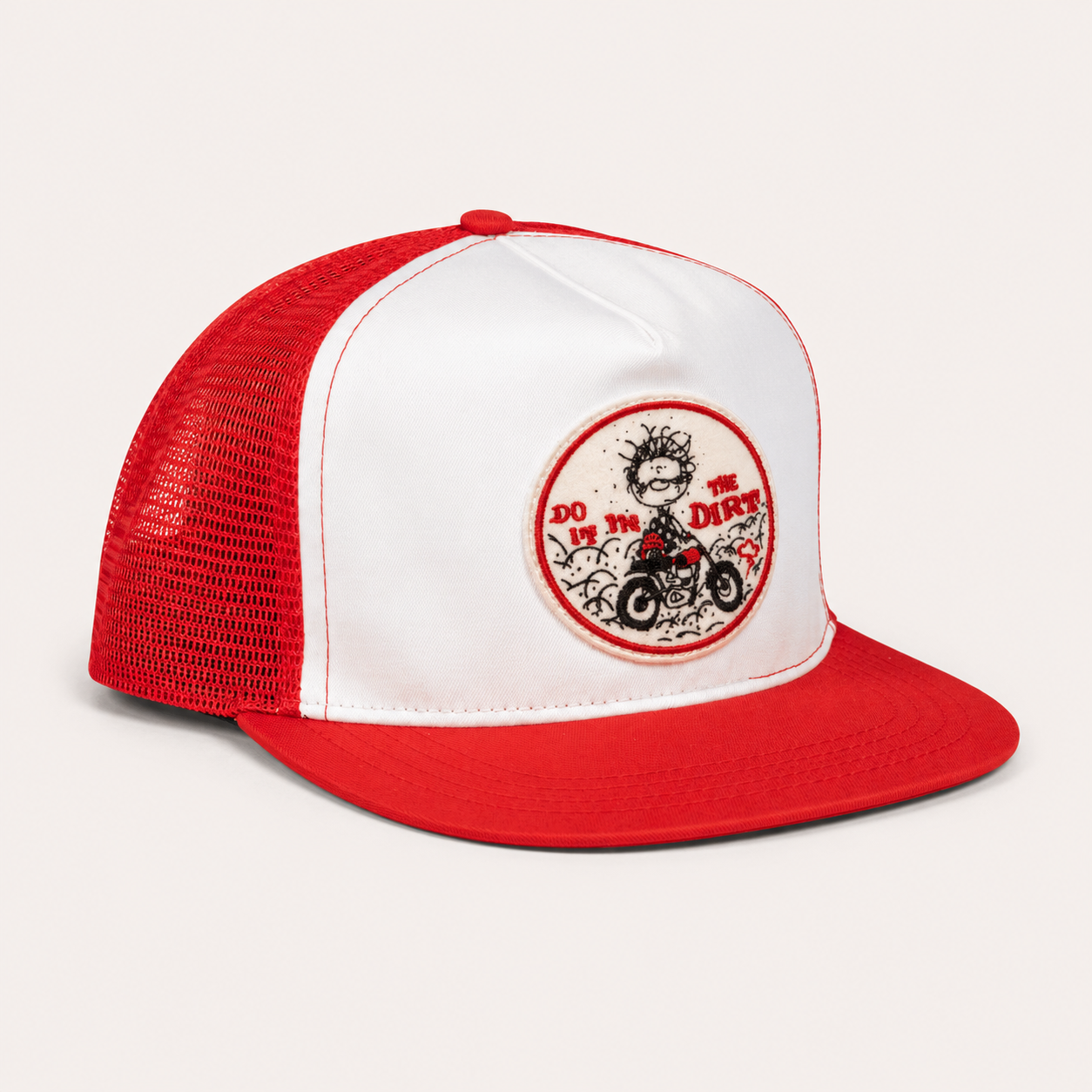 Trucker Cap in the Dirt Red