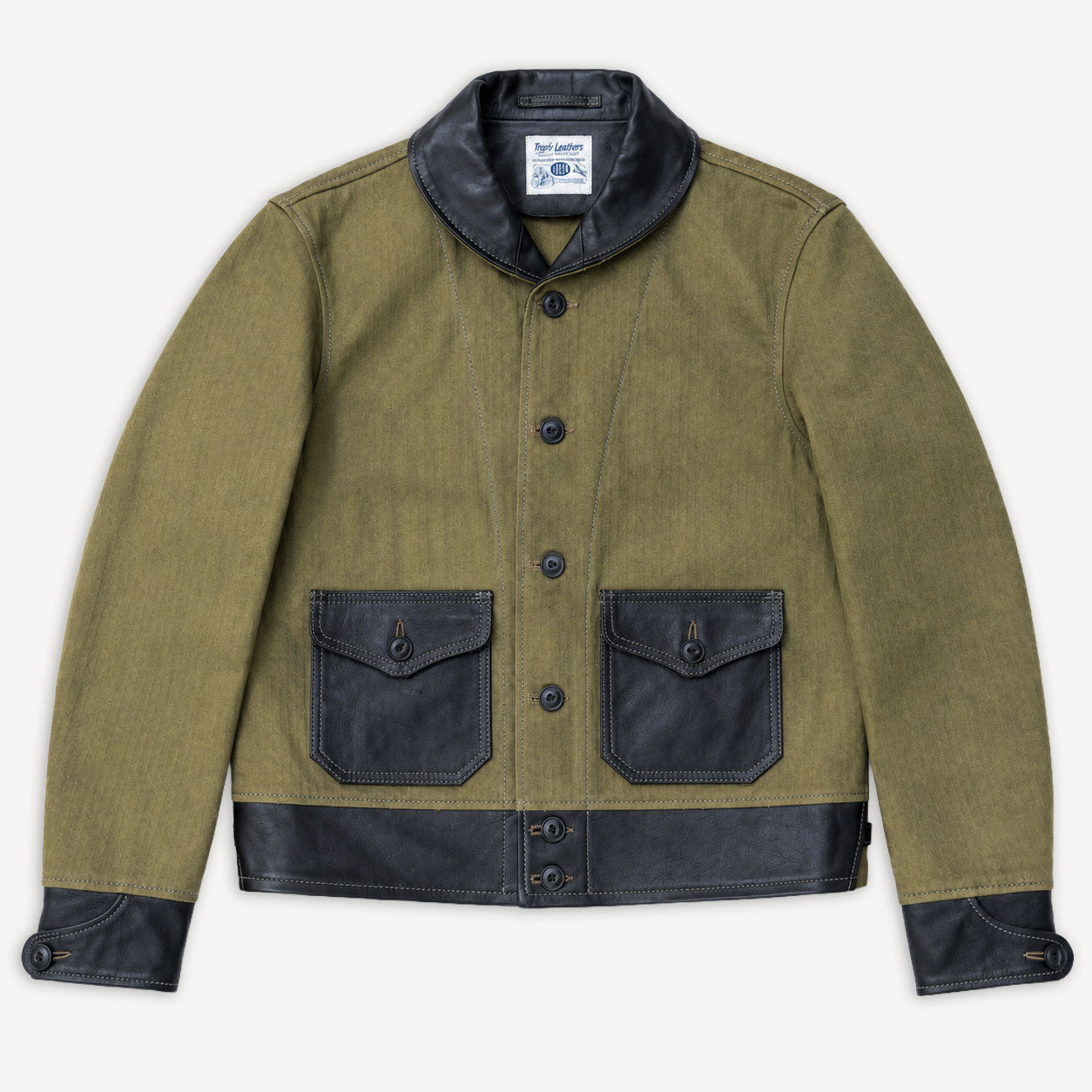 Jacket Canvas Horsehide Green