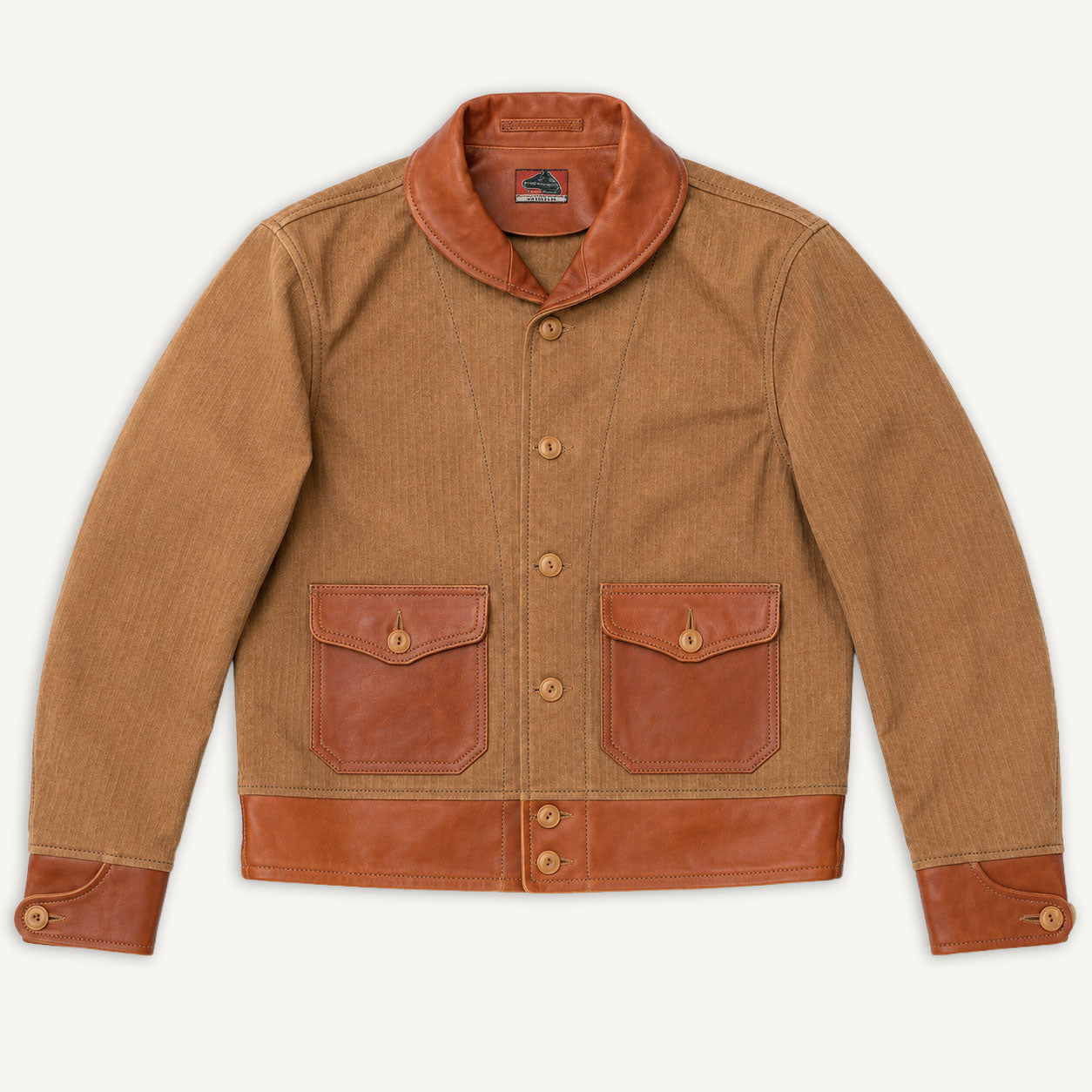 Jacket Cavas Horsehide Brown