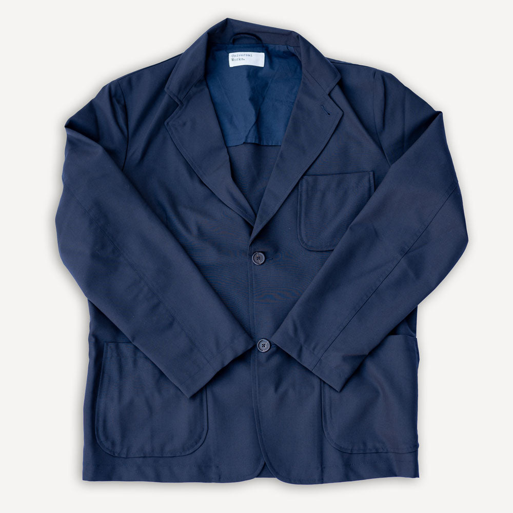 Two Button Jacket Tropical Suiting Navy