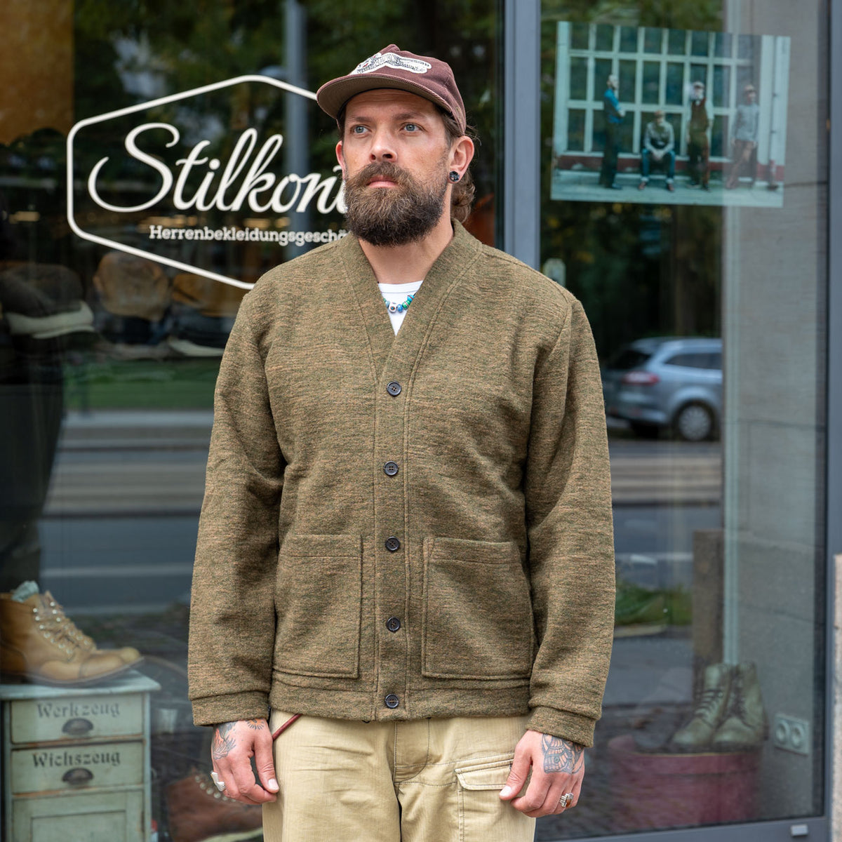 Advanced Cardigan Olive