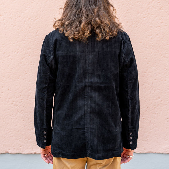 Manor Jacket Cord Black