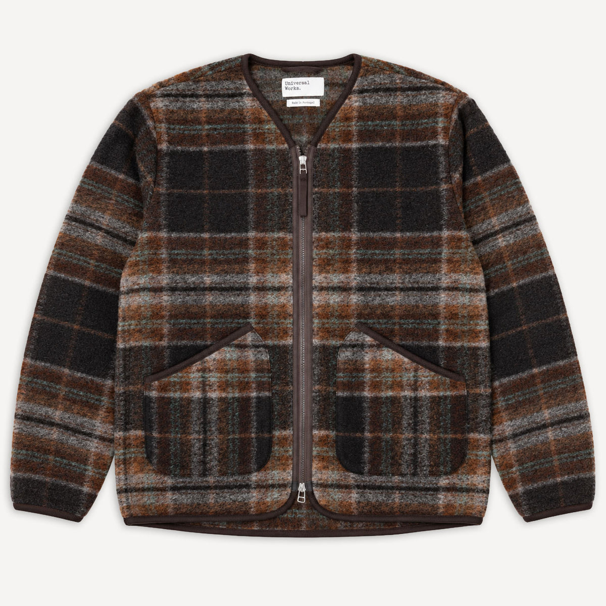 Military Liner Jacket Brown