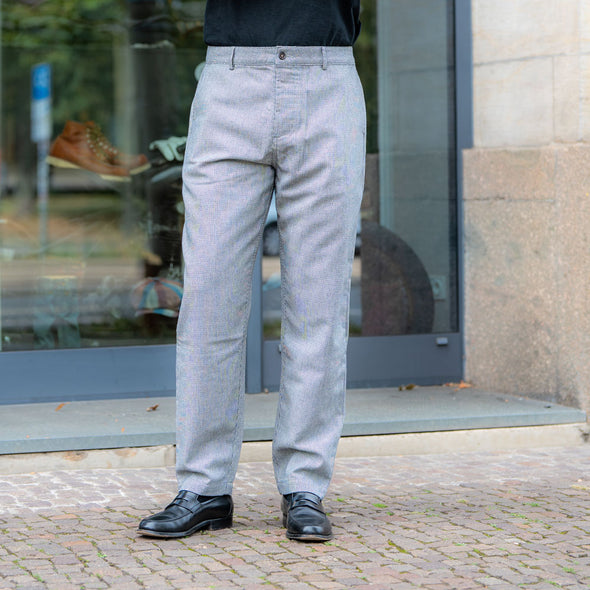 Military Chino Leon Tweed Grey