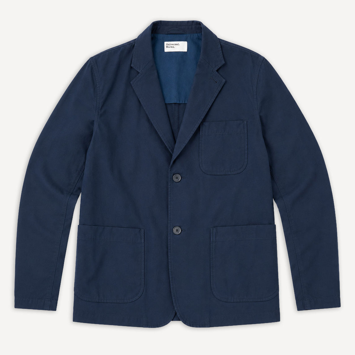 Two Button Jacket Tropical Suiting Navy