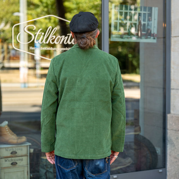 Three Button Jacket Cord Green