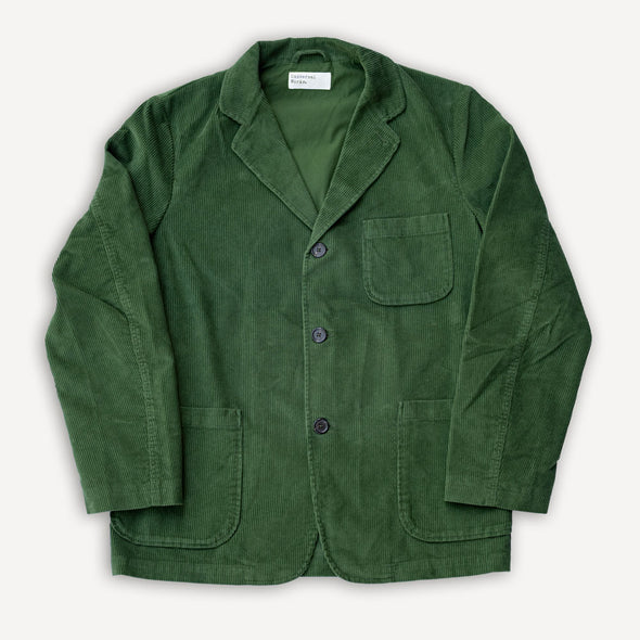 Three Button Jacket Cord Green