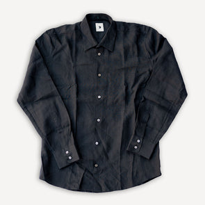 Feel Good Shirt Organic Linen Black