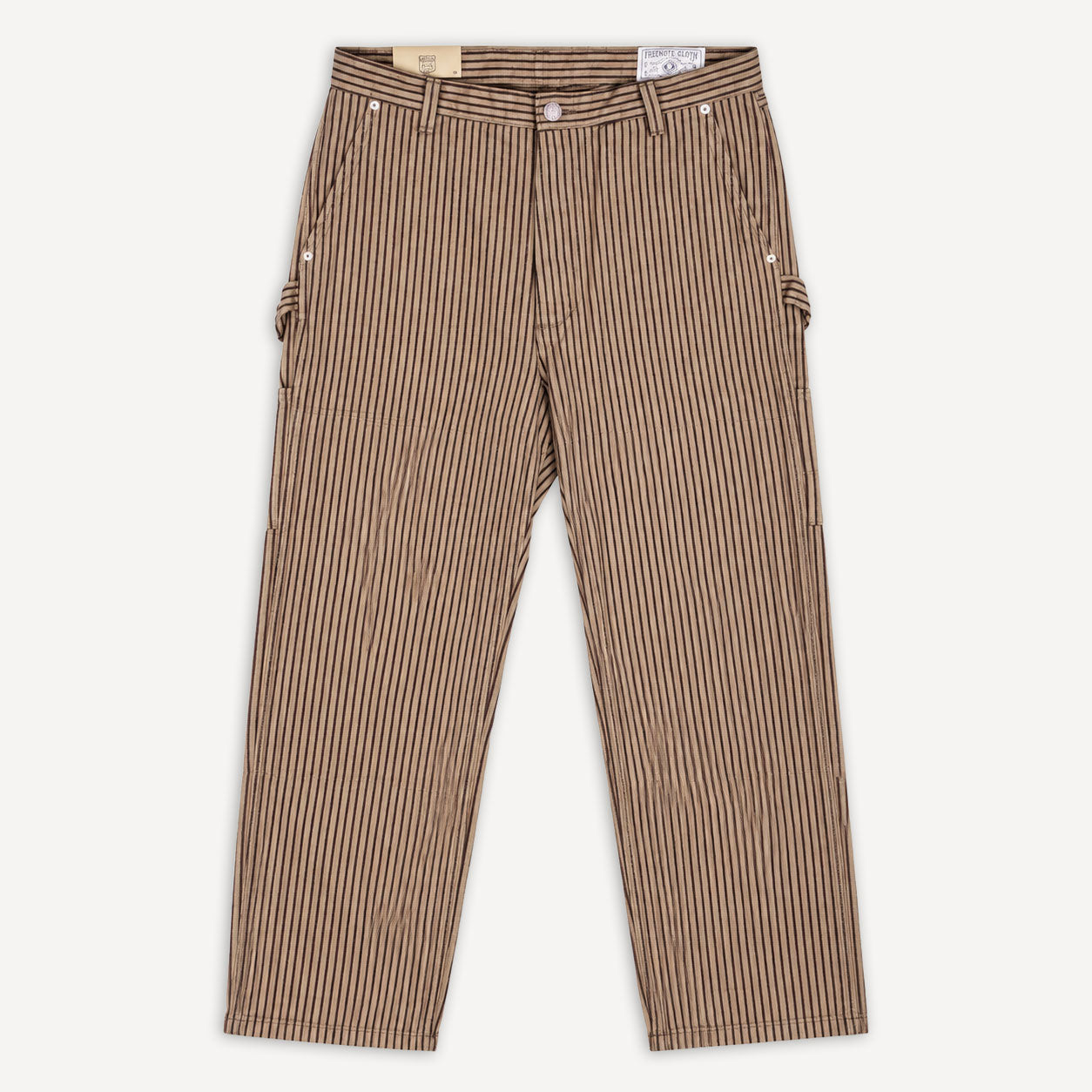 Ortega Pants Herringbone Dobby Brown