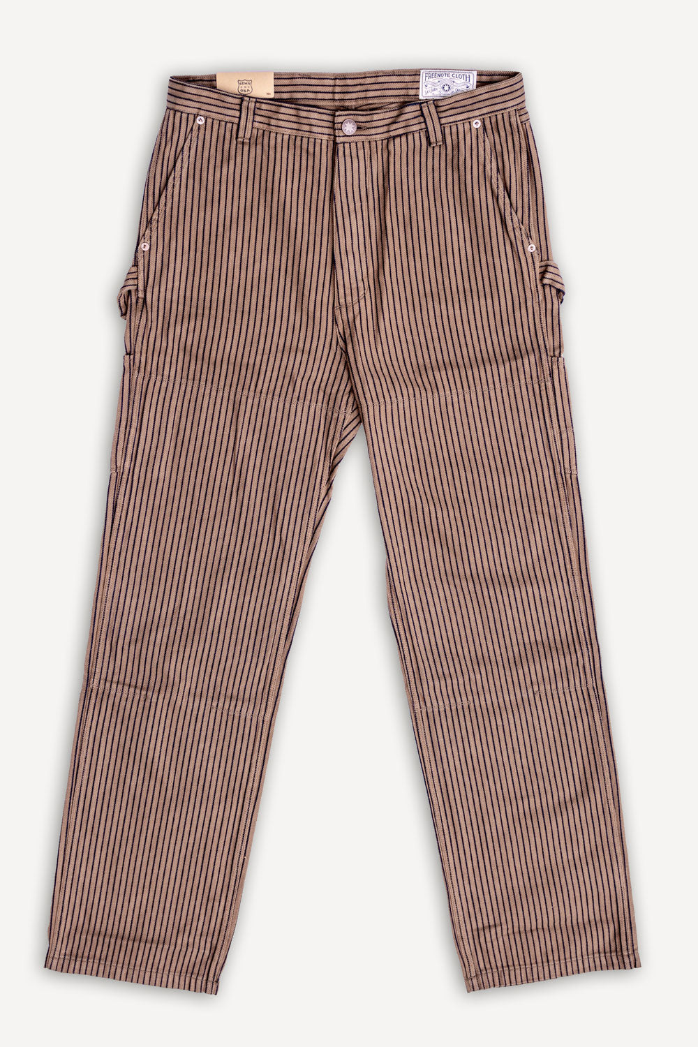 Ortega Pants Herringbone Dobby Brown